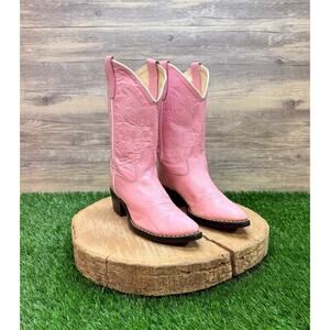 Old West Youth - Size 3 - Pink Cowboy Boots 8119